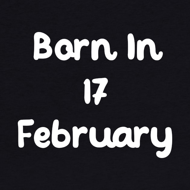 Born In 17 February by Fandie